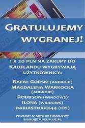 Wyniki konkursu Kaufland